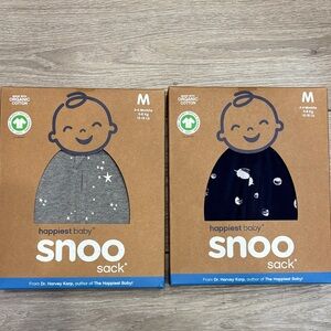 Happiest Baby Snoo Sack Set - Gray and Navy medium